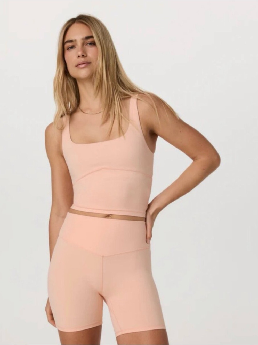 Vuori AllTheForm™ Support Tank — Bright Peach
